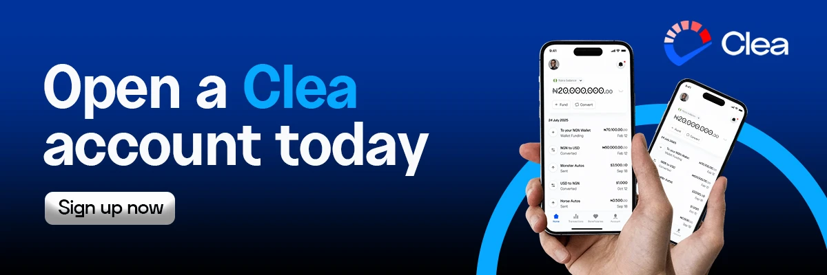 Create a Clea account after you win a bid at an auto auction