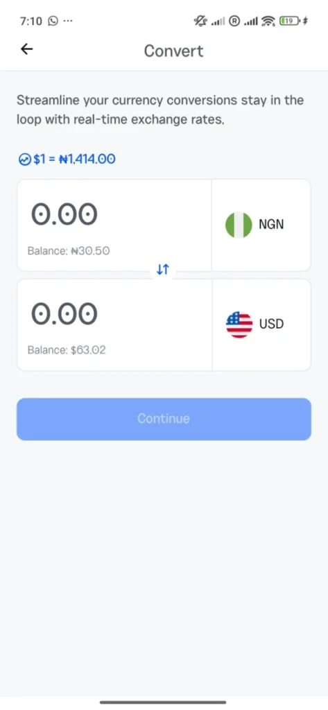 Convert Naira to Dolllars
