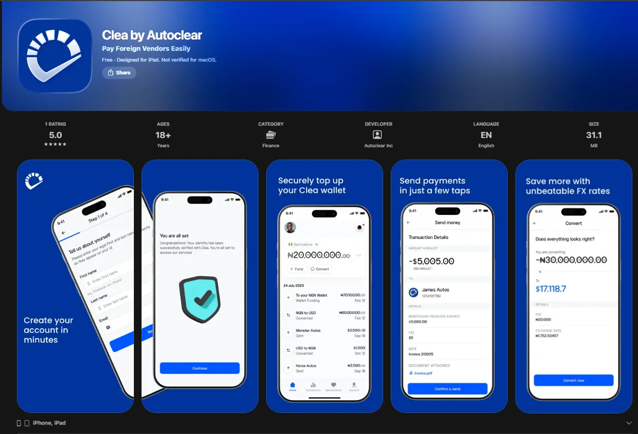 Download the Clea App - iOS