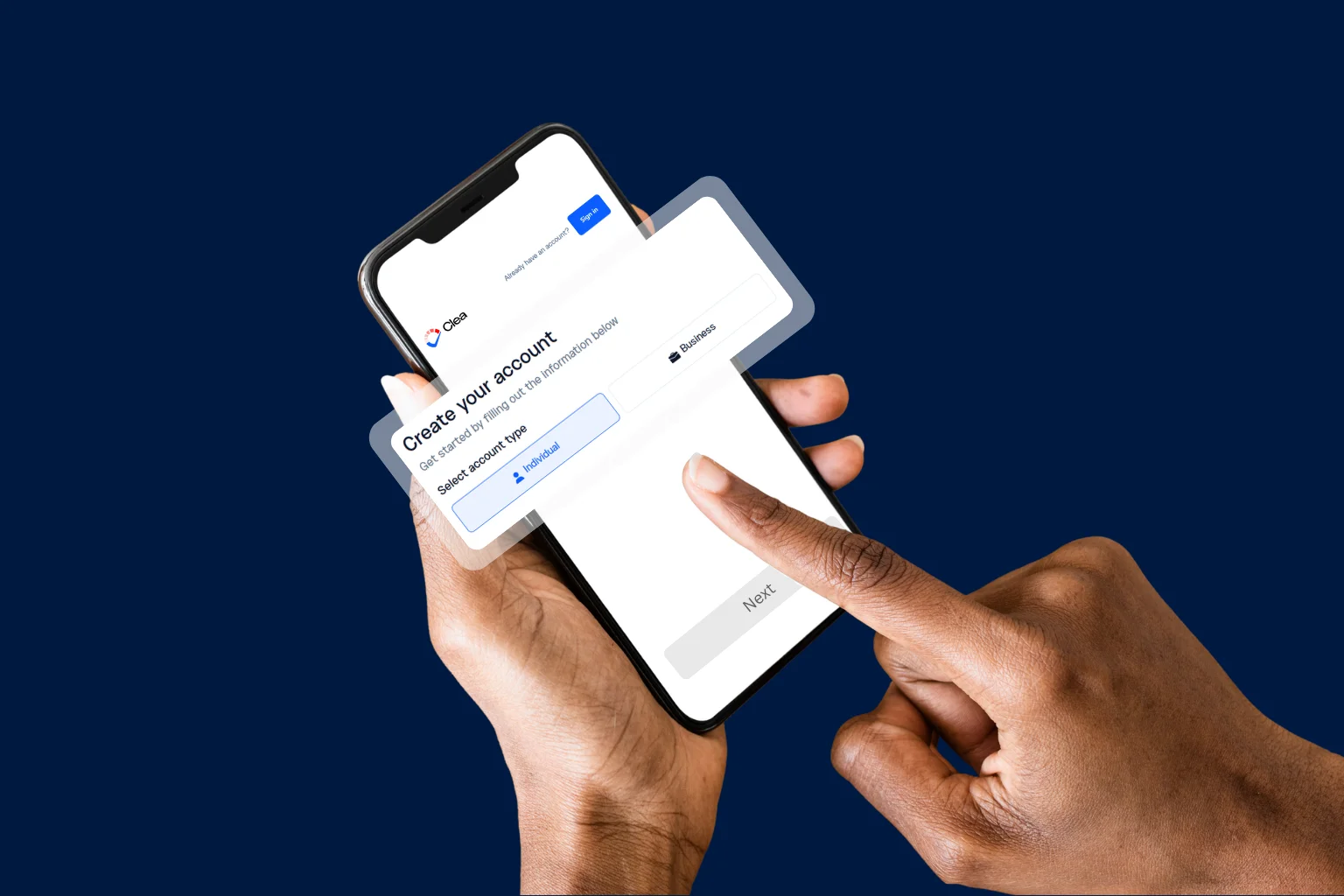 Register an Individual Account and Complete KYC on Clea
