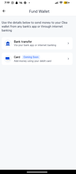 How to Fund Your Clea Wallet