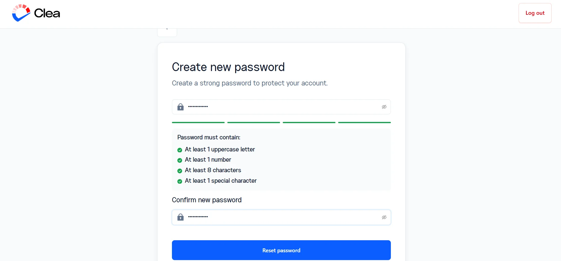 How to Reset Your Clea Password