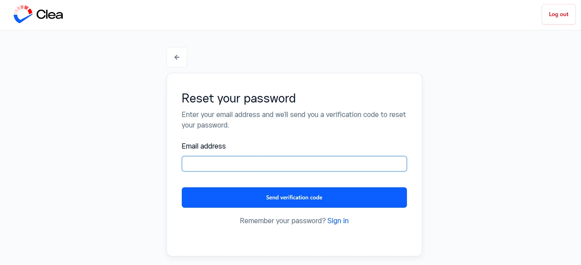 How to Reset Your Clea Password