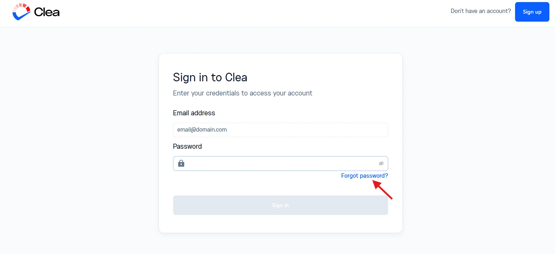 How to Reset Your Clea Password