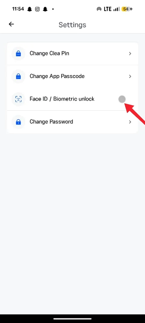How to Set Up a Face ID or Biometric Login on Clea